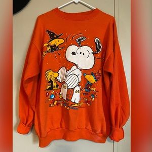 Vintage peanuts snoopy Halloween sweater